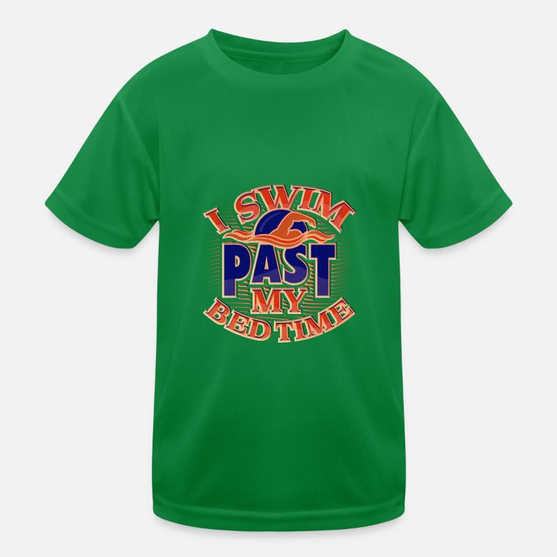 Cadeau de nageur Nager devant mon heure du coucher Nager Les cadeaux de l’équipe T-shirt sport Enfant