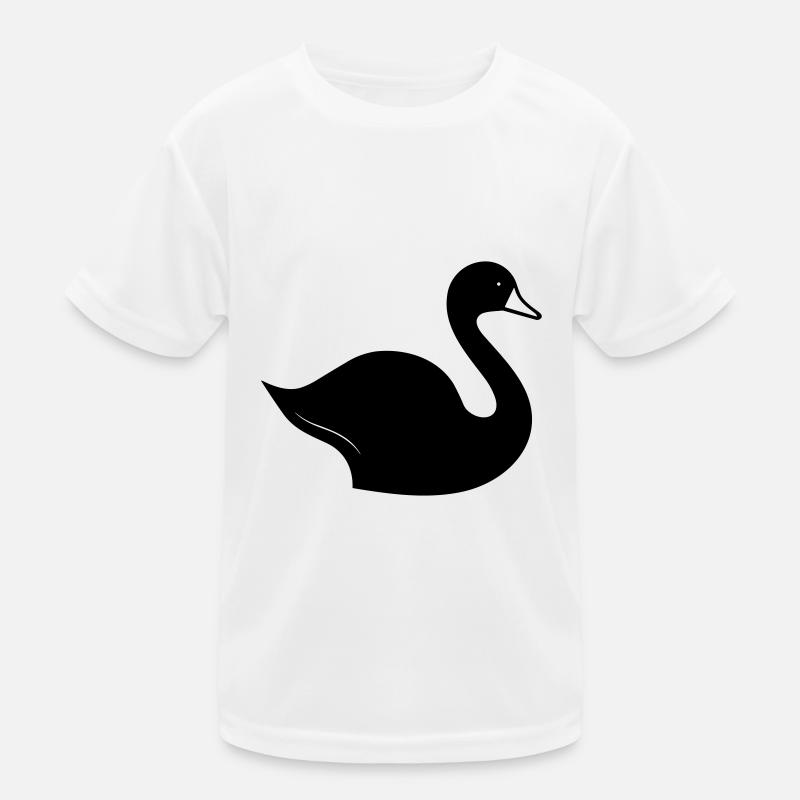 Schwan Kinder Funktions-T-Shirt