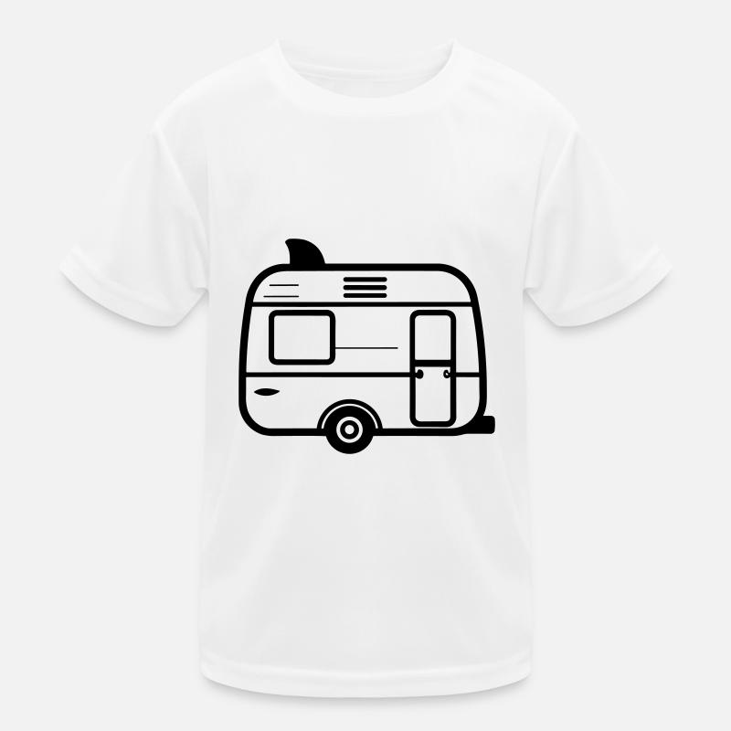 Kleiner Wohnwagen Kinder Funktions-T-Shirt