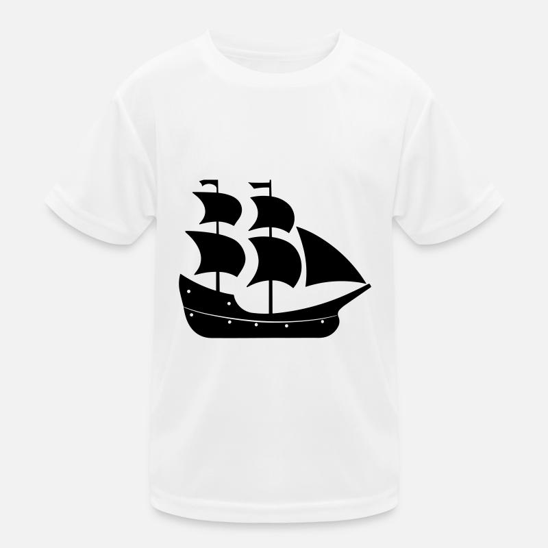 Pirate ship Kids Functional T-Shirt