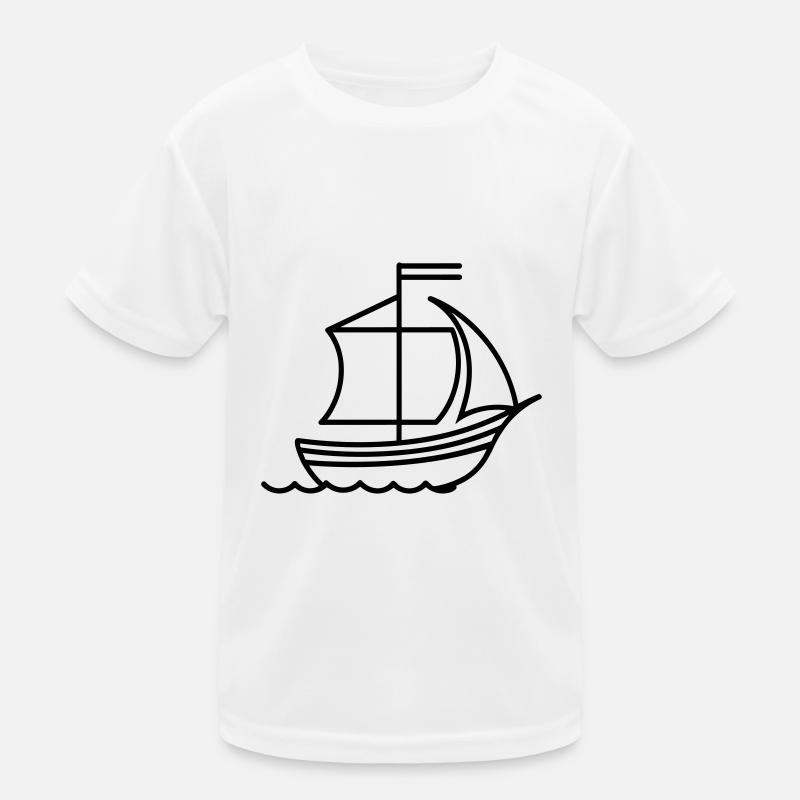 Pirate ship Kids Functional T-Shirt