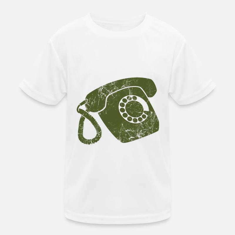 Téléphone fixe à cadran rotatif de génération T-shirt sport Enfant