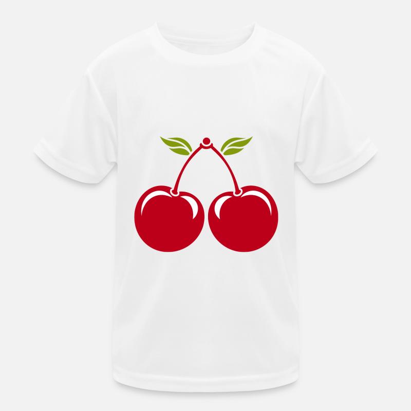 Kirschen Kinder Funktions-T-Shirt