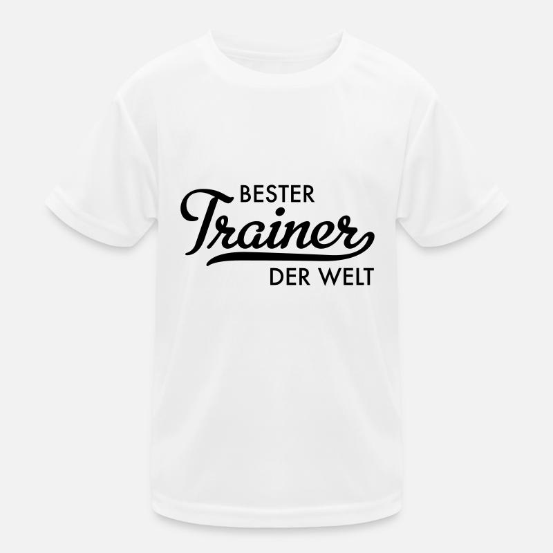 bester trainer der welt Kinder Funktions-T-Shirt