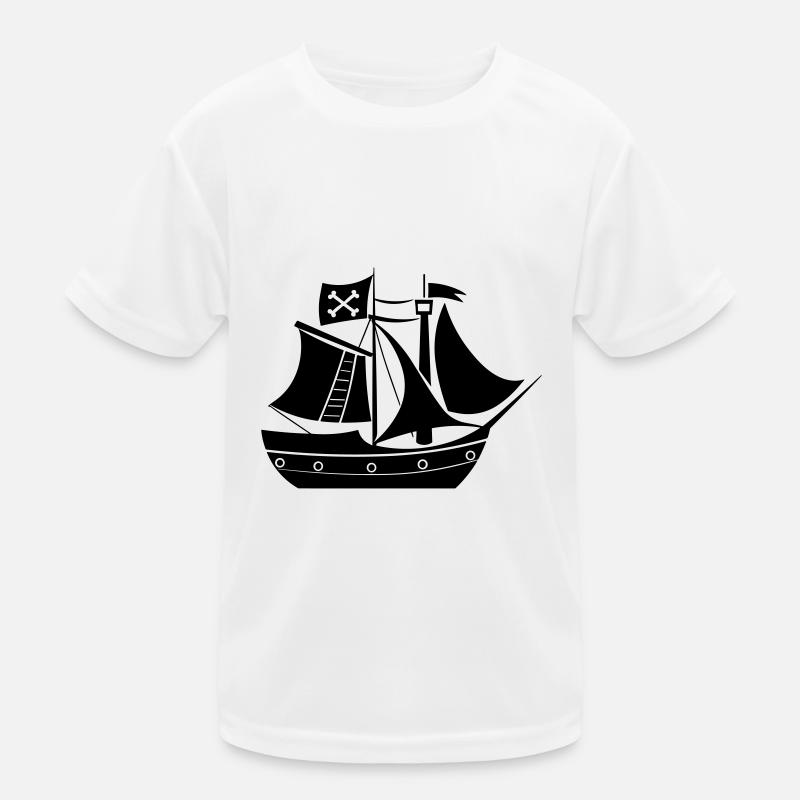 Pirate ship Kids Functional T-Shirt