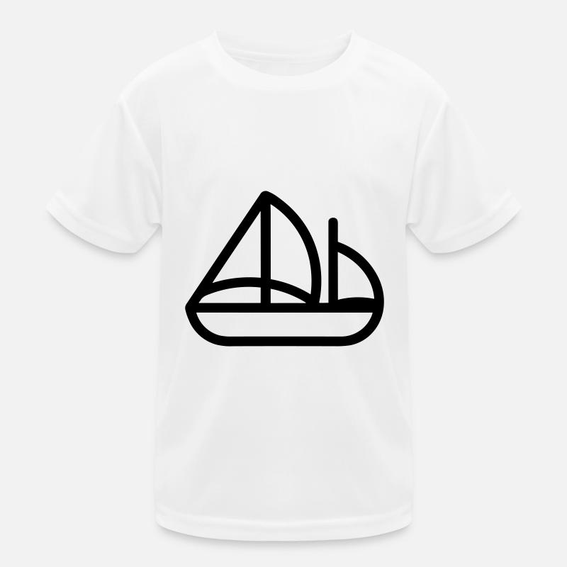 Piratenschiff Kinder Funktions-T-Shirt