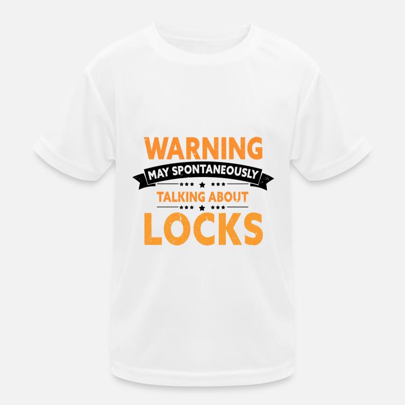 Technicien de verrouillage de serrure Schlossdienst Design T-shirt sport Enfant
