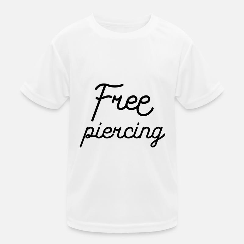 Free piercing Kids Functional T-Shirt