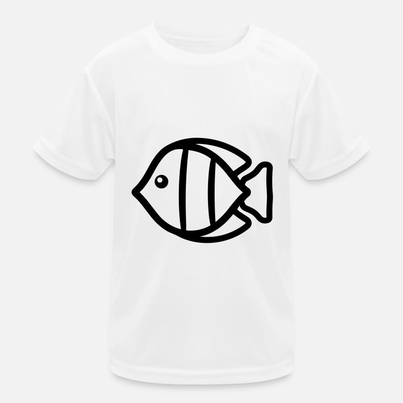 Fisch Kinder Funktions-T-Shirt