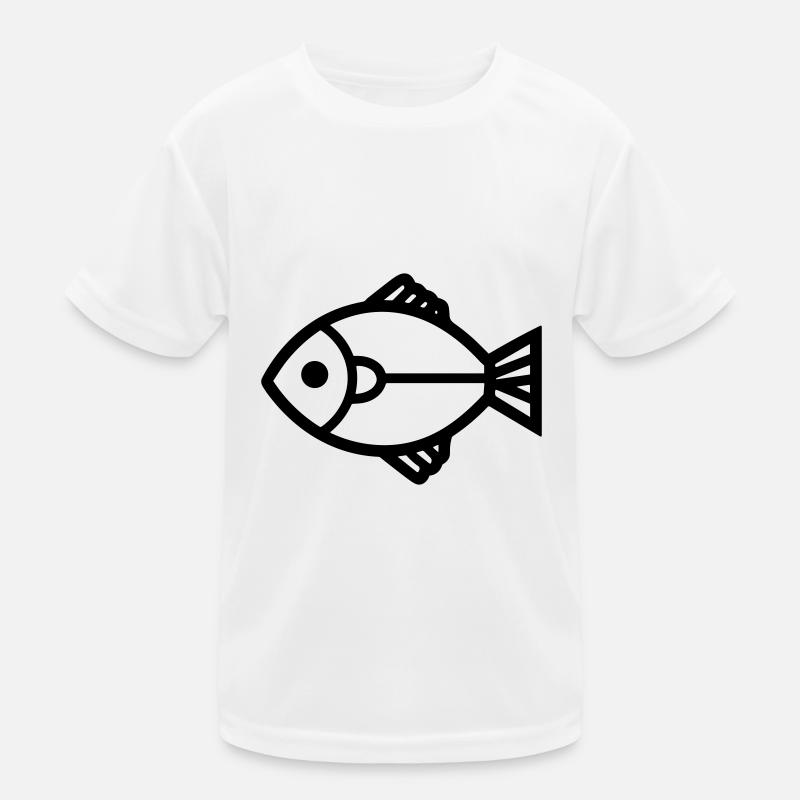 Fisch Kinder Funktions-T-Shirt