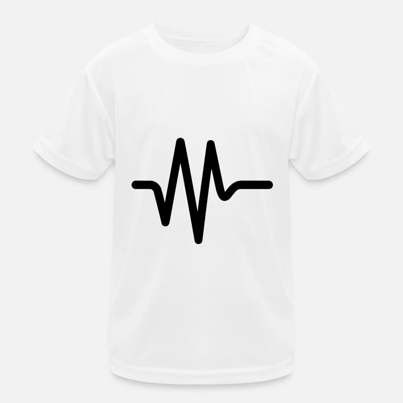 Herzschlag Kinder Funktions-T-Shirt
