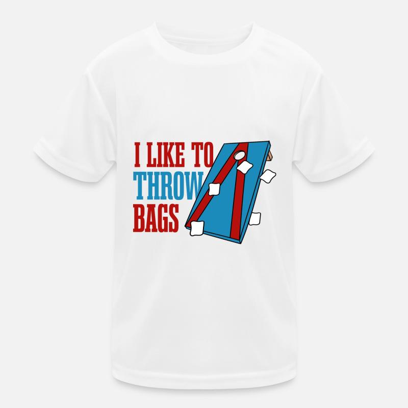 Sacs à lancer Sack Toss Funny Cornhole Player T-shirt sport Enfant