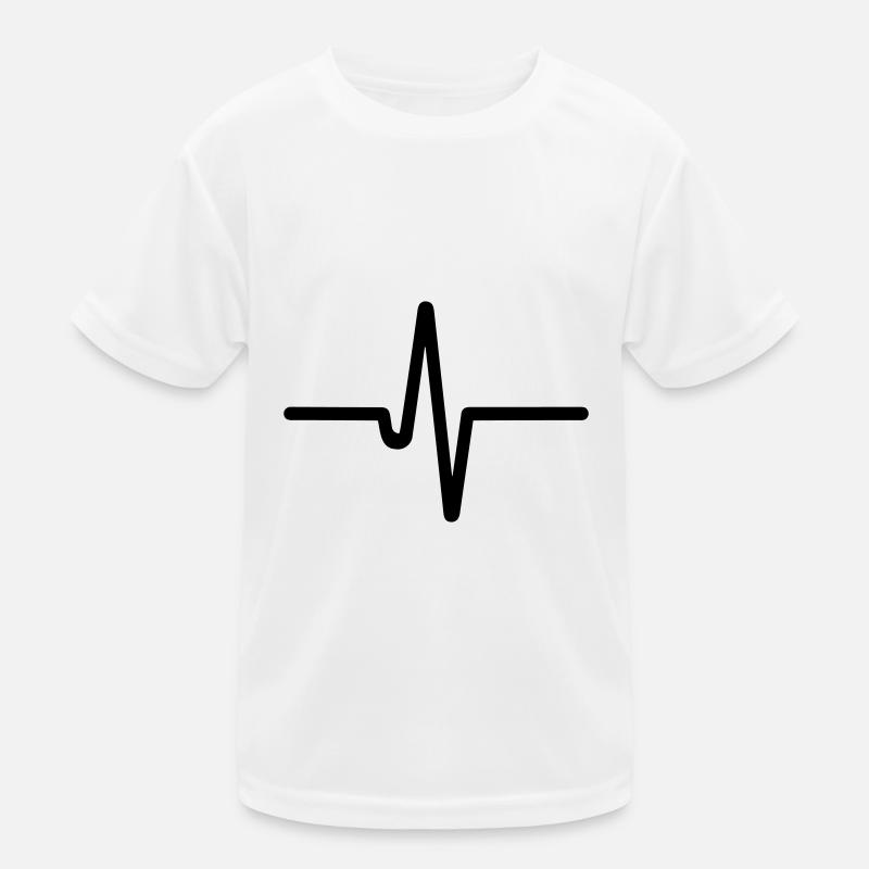 Herzschlag, Puls Kinder Funktions-T-Shirt