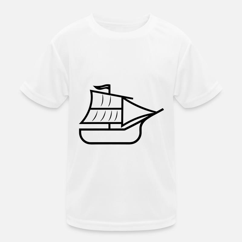 Nave pirata Maglietta sportiva per bambini