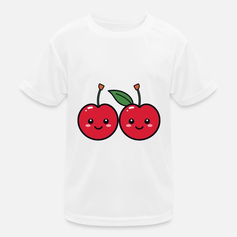 Kirschen Kinder Funktions-T-Shirt