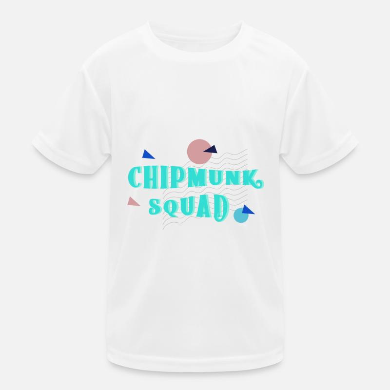 Chipmunk Squad Nature Wildlife Animal Kids Functional T-Shirt