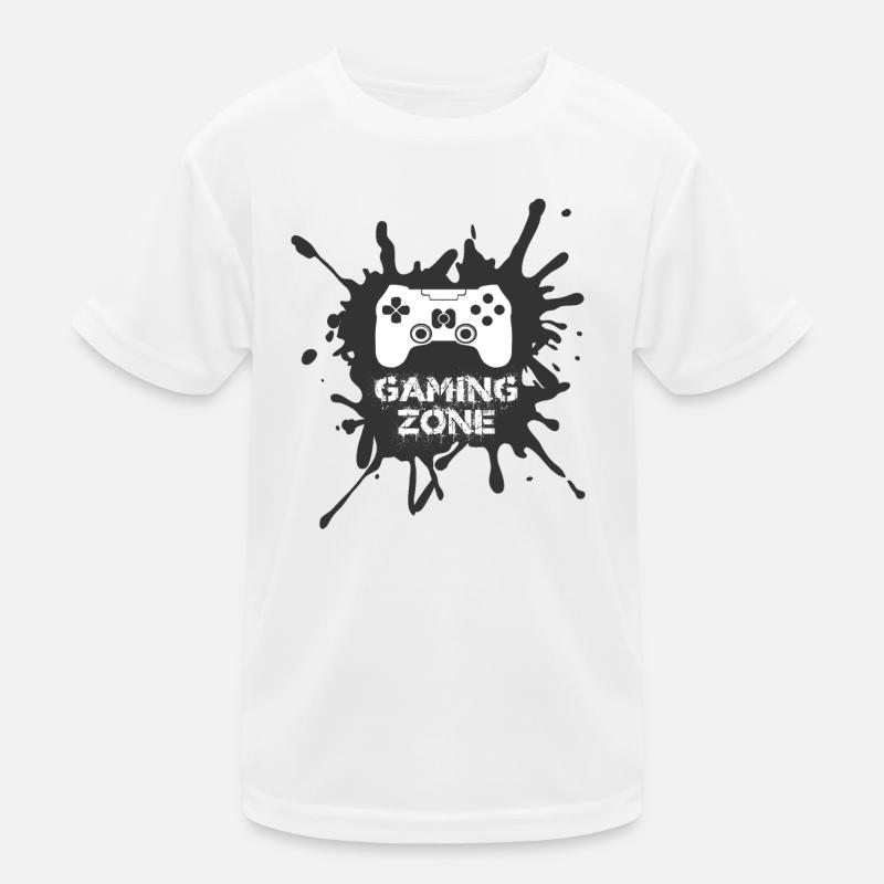 Gaming Zone Computer Video Spiele Gamer Kinder Funktions-T-Shirt