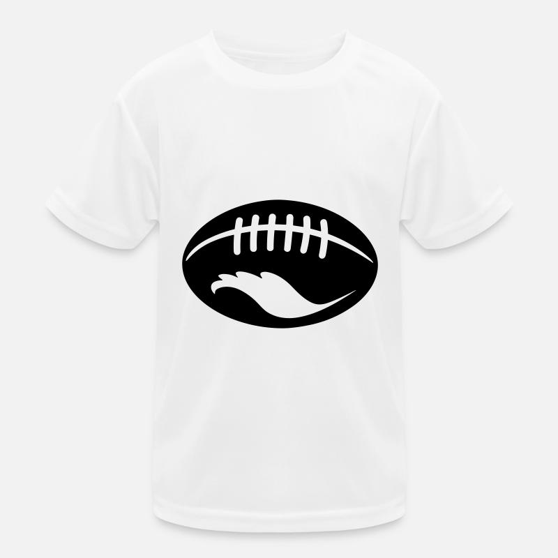 Rugbyball Kinder Funktions-T-Shirt