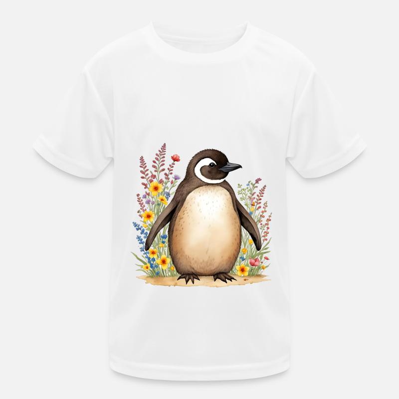 Cute penguin Kids Functional T-Shirt