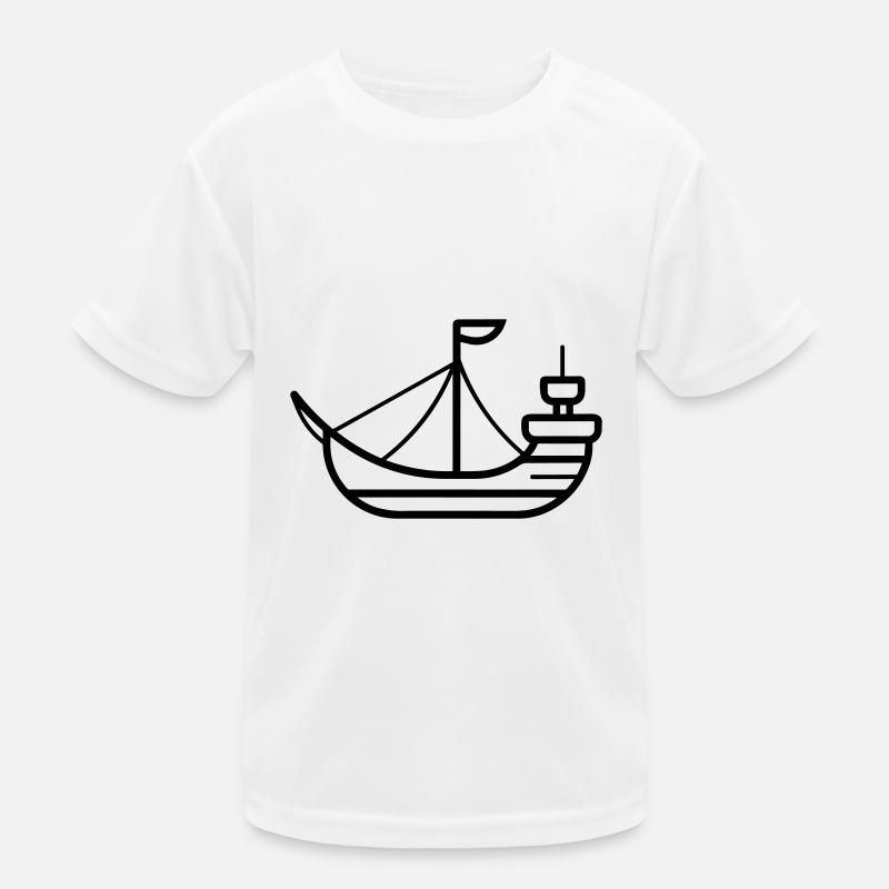 Pirate ship Kids Functional T-Shirt