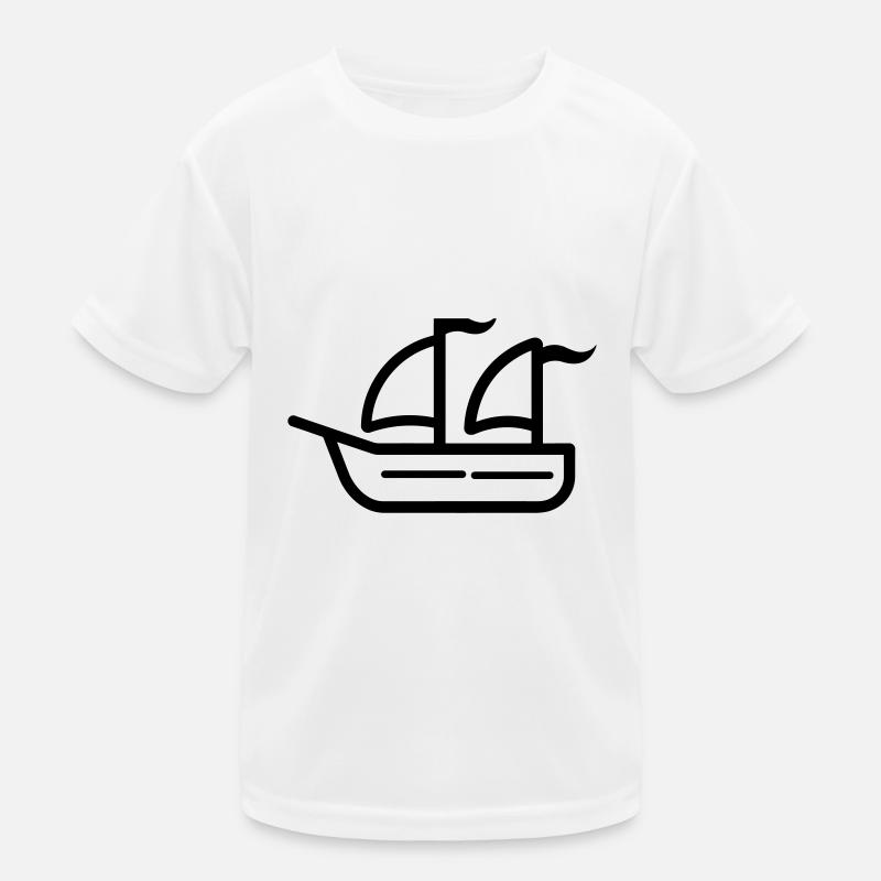 Piratenschiff Kinder Funktions-T-Shirt