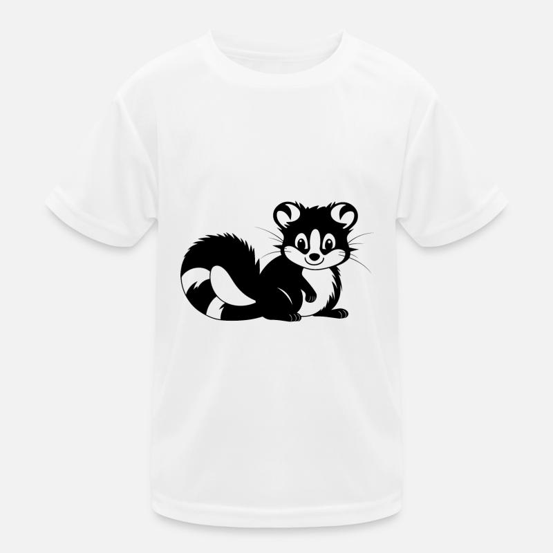 Stinktier Kinder Funktions-T-Shirt