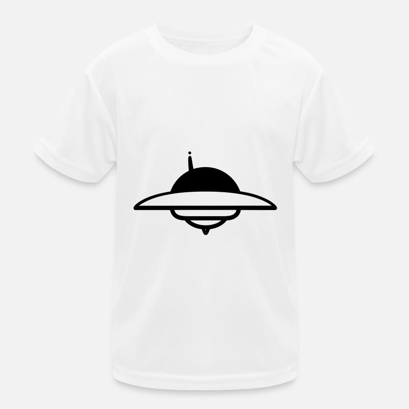 fliegende Untertasse Kinder Funktions-T-Shirt