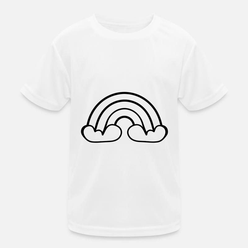 Arc en ciel T-shirt sport Enfant