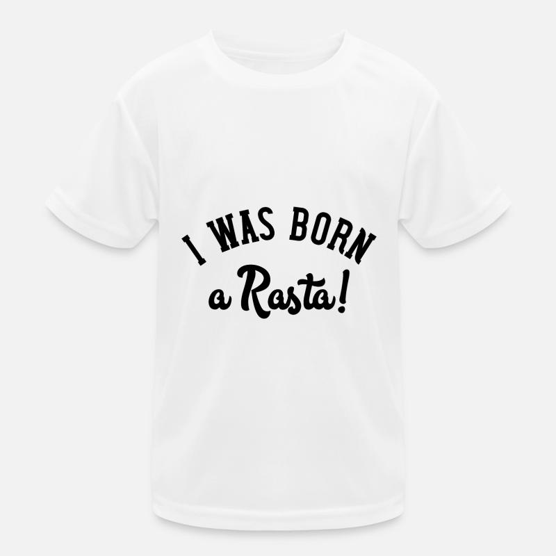 Je suis né un rasta T-shirt sport Enfant
