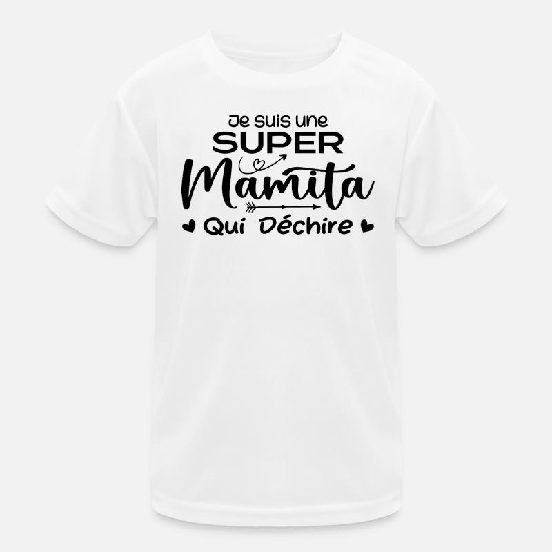 Ich bin eine Super-Mamita, die reißt Kinder Funktions-T-Shirt