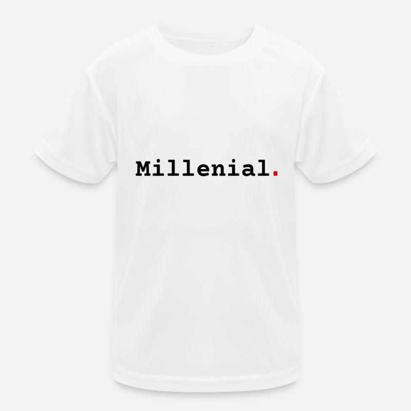 Tausendjährig Kinder Funktions-T-Shirt