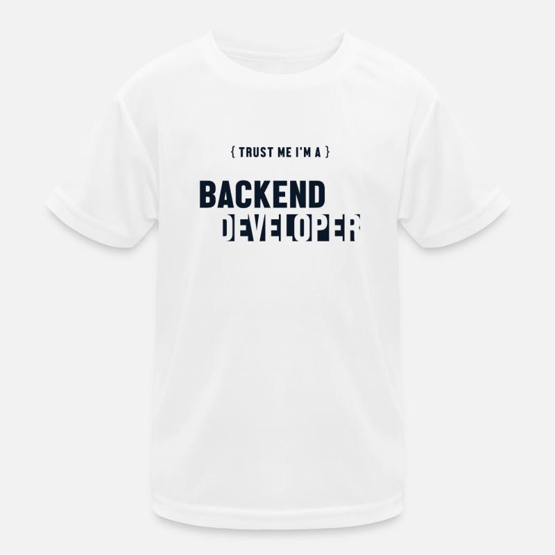 Trust Me I'm Backend Developer Developer Coder Kinder Funktions-T-Shirt