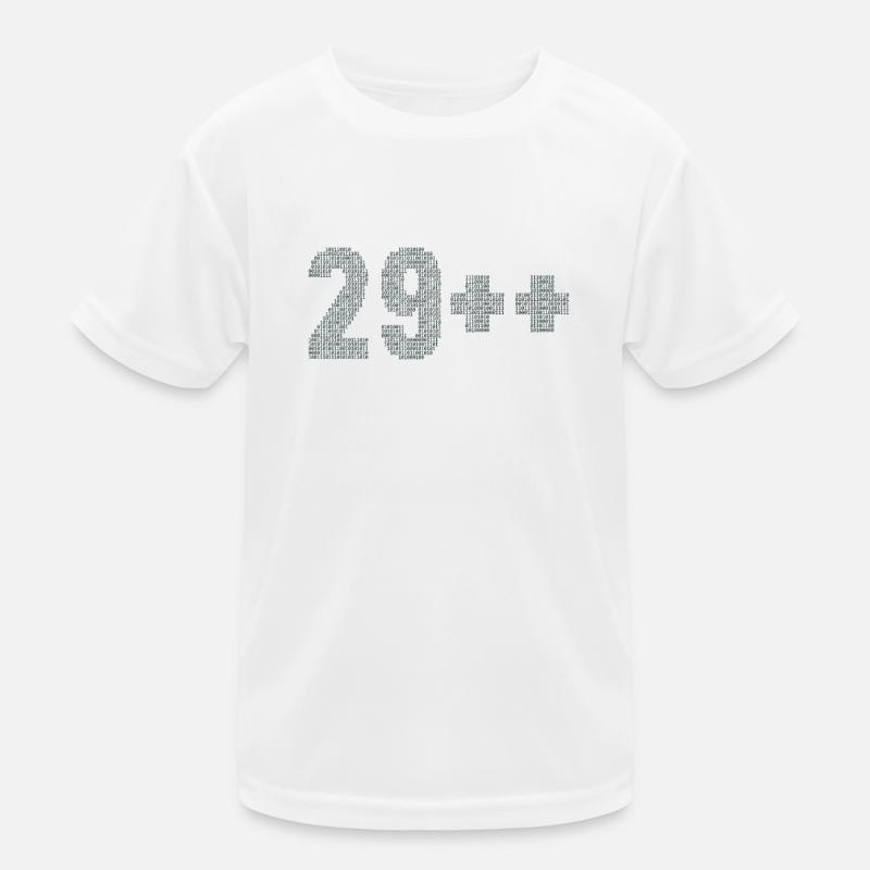 29++ Software Developer Engineer Full Stack 30th Kids Functional T-Shirt