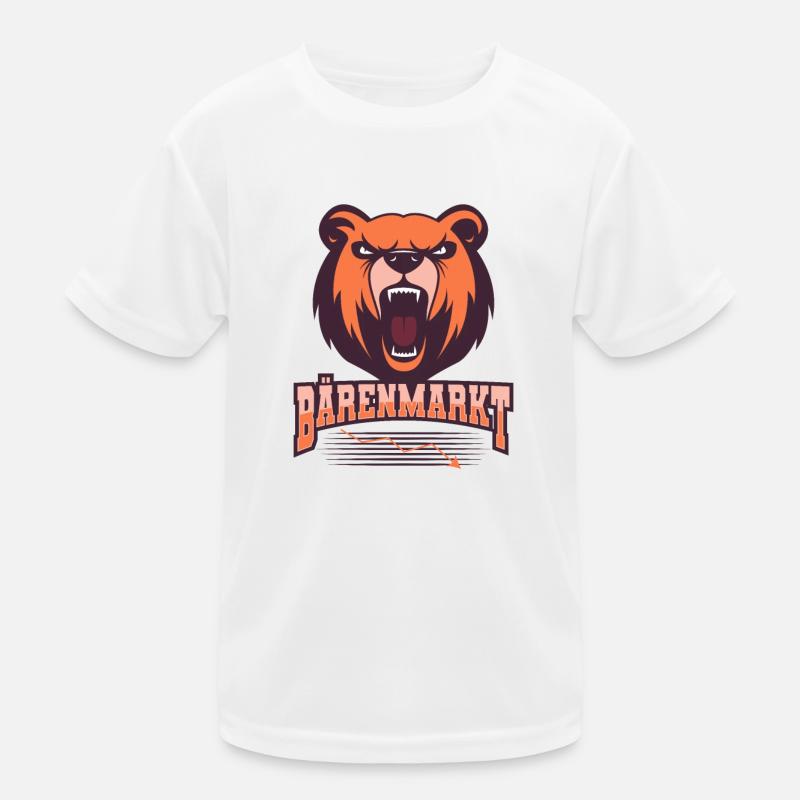 Marché baissier Marché d'actions Trader Bourse T-shirt sport Enfant