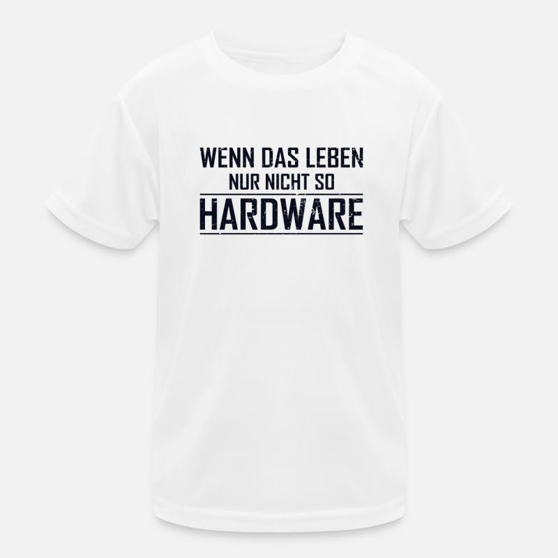 Leben Hardware Informatiker Admin IT-Betrieb Kinder Funktions-T-Shirt