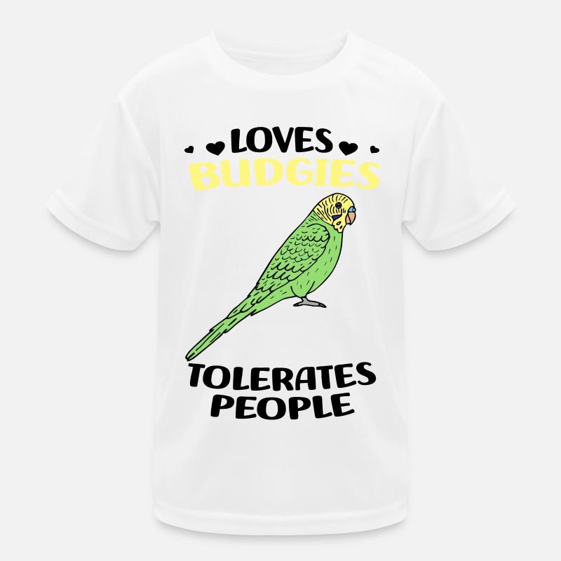 Wellensittich Kinder Funktions-T-Shirt