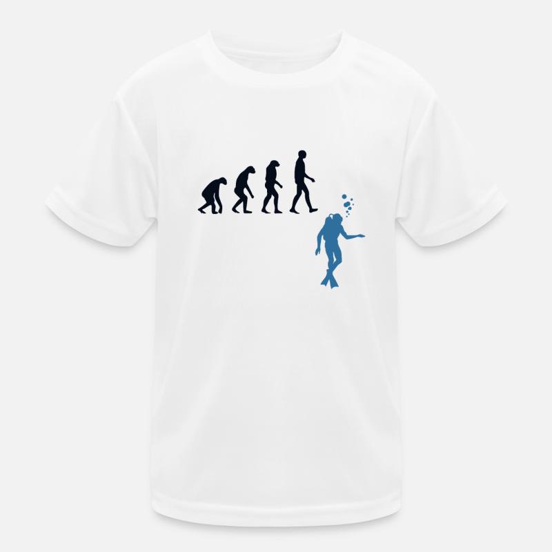Scuba Diving Evolution Diving Fins Kids Functional T-Shirt
