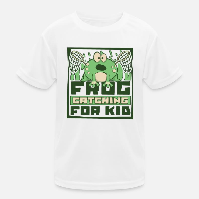 Frog Catching For Kid Tree Frog Toad Frog Kids Functional T-Shirt
