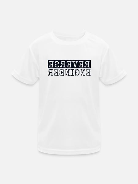 Reverse Engineer Software Engineer Developer - Kids Functional T-Shirt - white - Front
