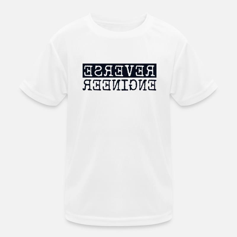 Reverse Engineer Softwareingenieur Developer Kinder Funktions-T-Shirt