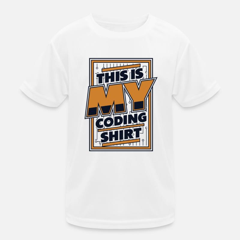 This Is My Coding Clothing Developer Coder Kinder Funktions-T-Shirt