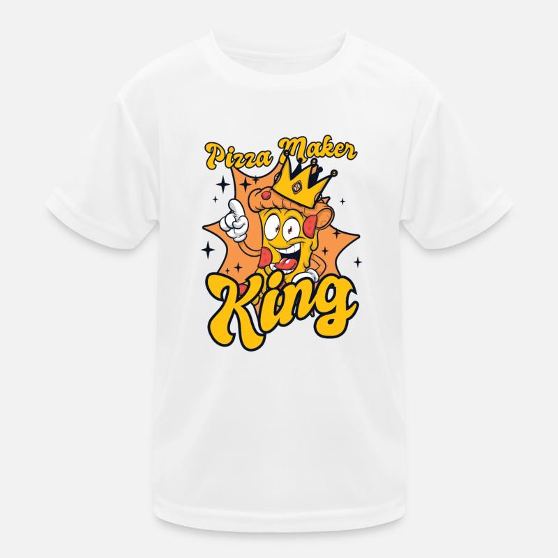 Pizza Maker King Pizza Pizzablech Pizzaofen Kinder Funktions-T-Shirt