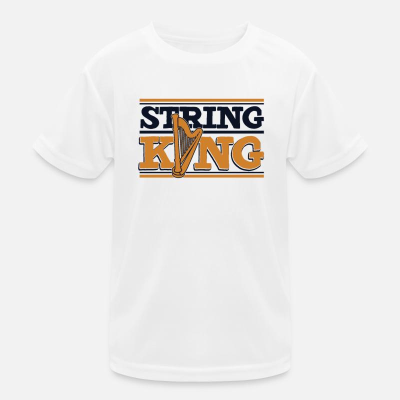 String King Harfenmusik Harfe Konzertharfe Kinder Funktions-T-Shirt