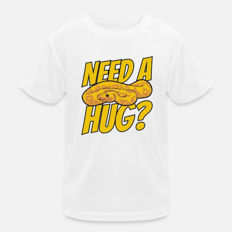 Need A Hug Python Snake Python Breeder Banana Kids Functional T-Shirt
