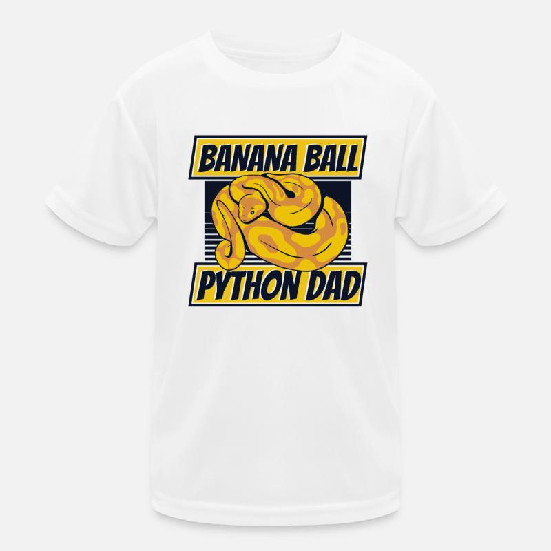Boule de banane Python Papa Python Serpent Banane T-shirt sport Enfant
