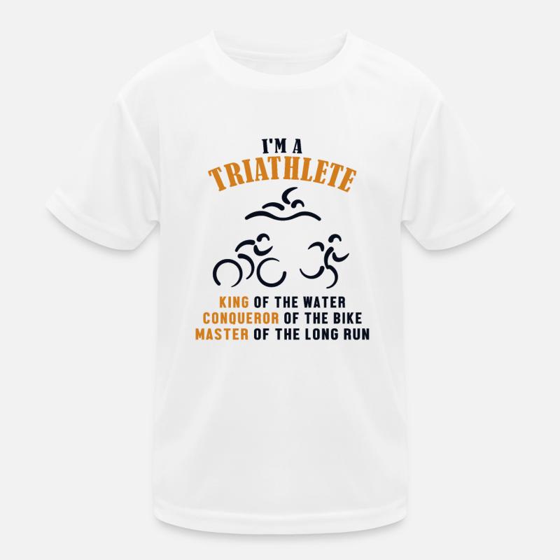 Triathlete King Conqueror Master Training Profi Kinder Funktions-T-Shirt