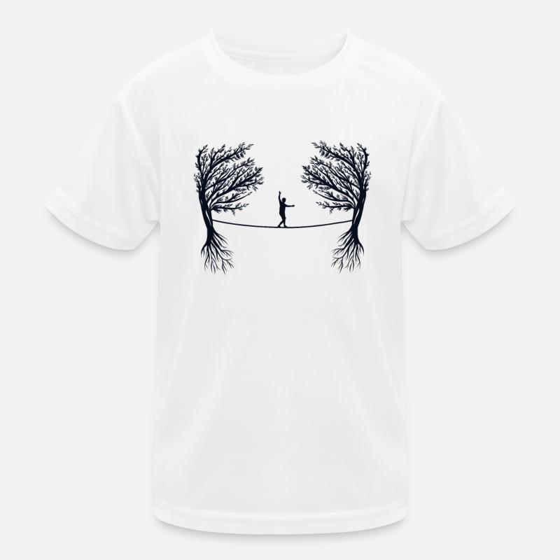 Équilibrer les fainéants d’intérieur Slackerliner Slackline T-shirt sport Enfant