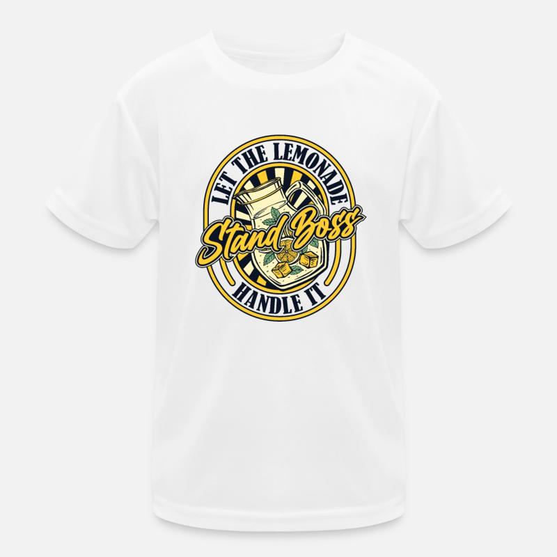 Let The Lemonade Stand Handle It Kids Functional T-Shirt