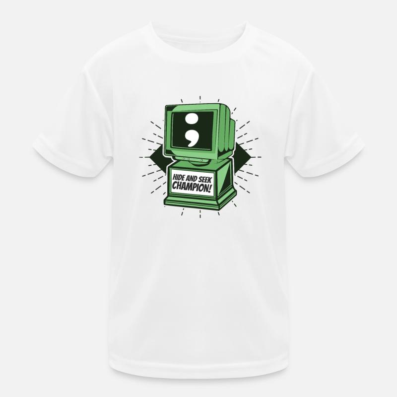 Hide And Seek Champion Softwareingenieur Coder Kinder Funktions-T-Shirt