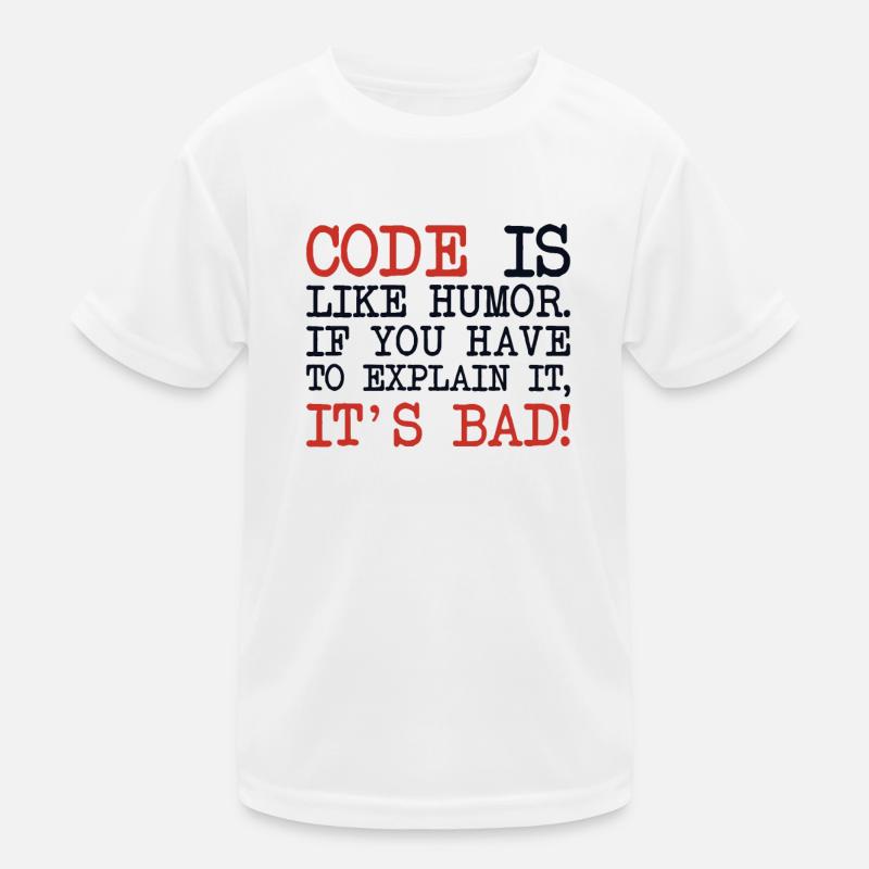 Code Explanation Developer Software Developer Kids Functional T-Shirt
